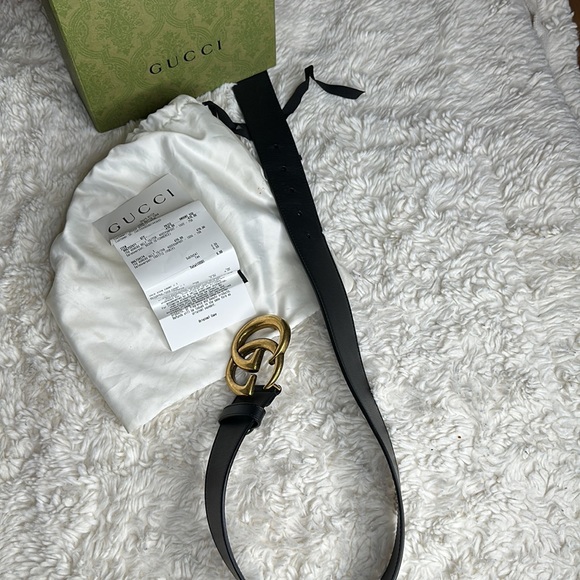 Gucci Leather Belt XS Small - Picture 4 of 5